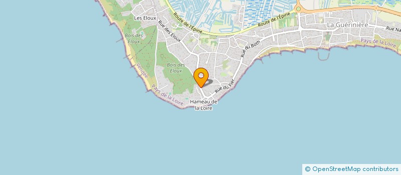 localisation de l'entreprise LA MAXANE  LA GUERINIERE