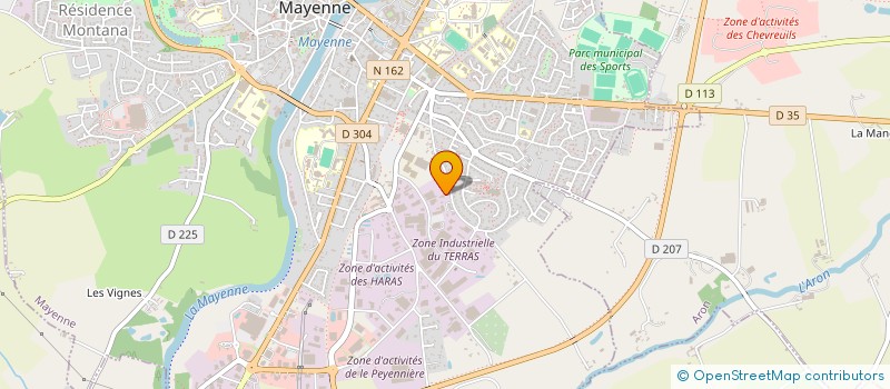 localisation de l'entreprise LA MAYENNAISE à MAYENNE
