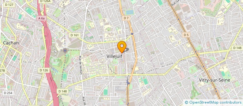 localisation de l'entreprise LA MAZARINE à VILLEJUIF