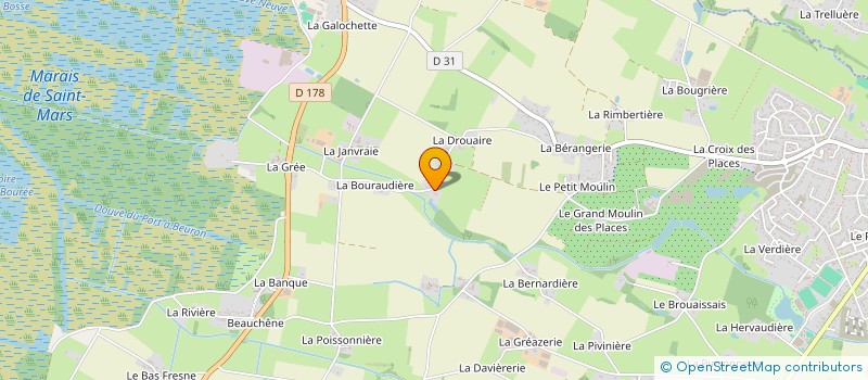 localisation de l'entreprise LA MAZURE à SAINT-MARS-DU-DESERT