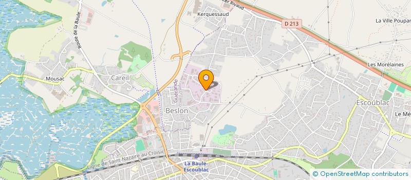localisation de l'entreprise LA MECANIQUE GUELT  LA BAULE-ESCOUBLAC