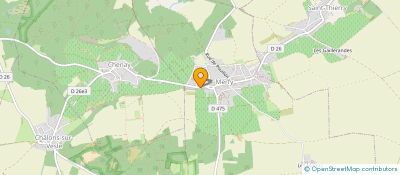 localisation de l'entreprise LA MECANIQUE REGIONALE  MERFY