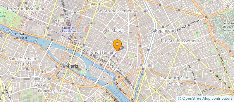 localisation de l'entreprise LA MECHE à PARIS