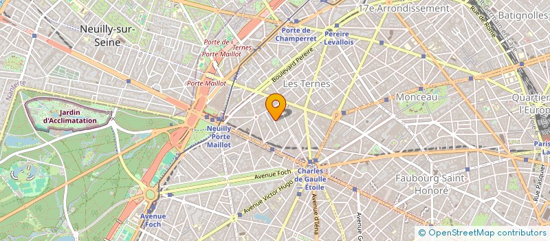 localisation de l'entreprise LA MECHE95  PARIS