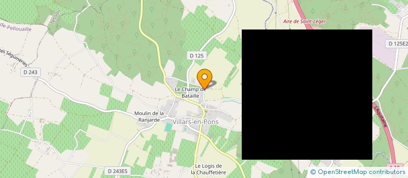 localisation de l'entreprise LA MECHINIERE  VILLARS-EN-PONS