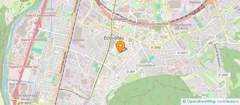 localisation de l'entreprise LA MED à ECHIROLLES