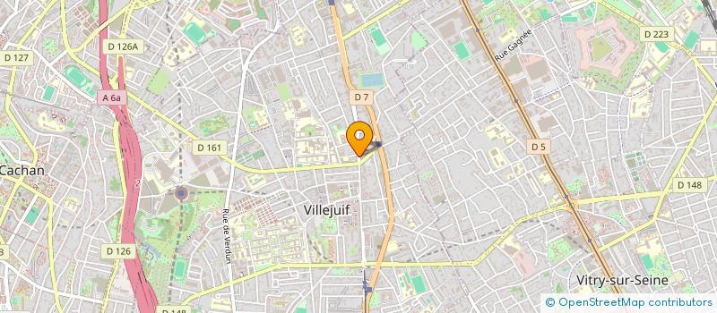 localisation de l'entreprise LA MED  VILLEJUIF