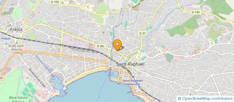 localisation de l'entreprise LA MEDAILLE D OR à SAINT-RAPHAEL