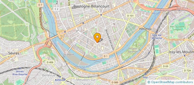 localisation de l'entreprise LA MEDAILLE DES SAVEURS à BOULOGNE-BILLANCOURT