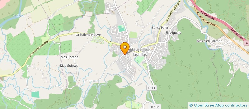 localisation de l'entreprise LA MEDERSA  MAUREILLAS-LAS-ILLAS