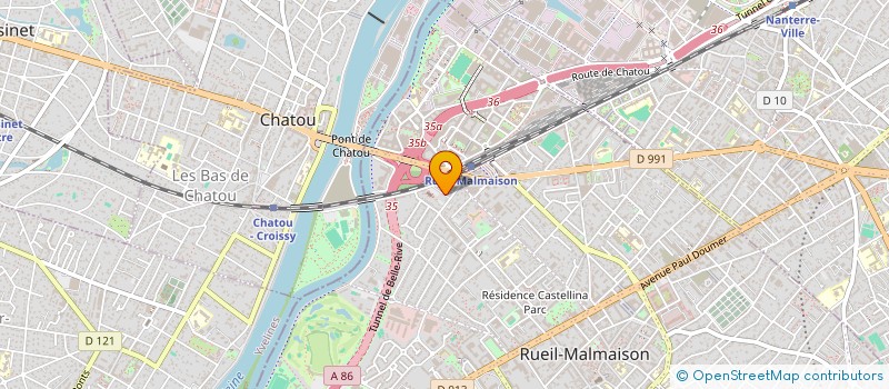 localisation de l'entreprise LA MEDIA LUNA à RUEIL-MALMAISON