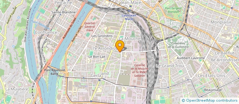 localisation de l'entreprise LA MEDIANE  LYON