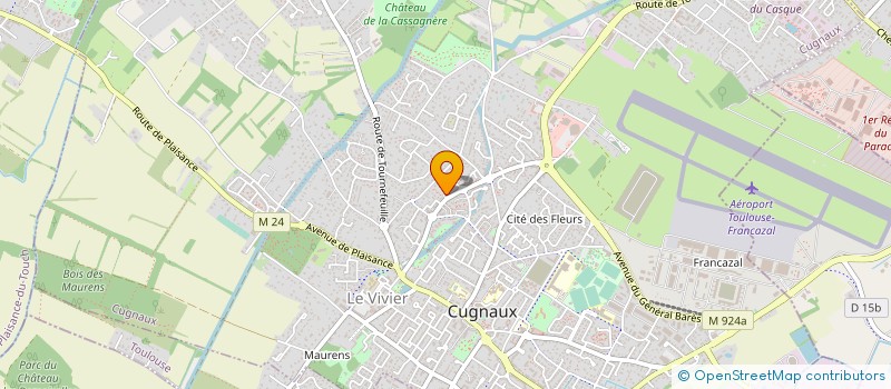 localisation de l'entreprise LA MEDIATHEQUE  CUGNAUX