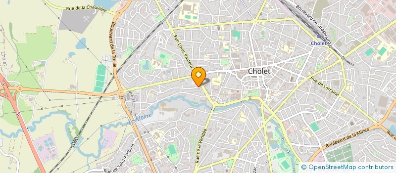 localisation de l'entreprise LA MEDICALE CADUCEE DE L'ETOILE à CHOLET