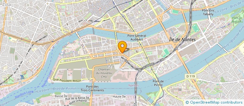 localisation de l'entreprise LA MEDICALE DE NANTES  NANTES