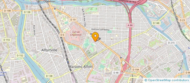 localisation de l'entreprise LA MEDICALE DES PRAIRIES à MAISONS-ALFORT
