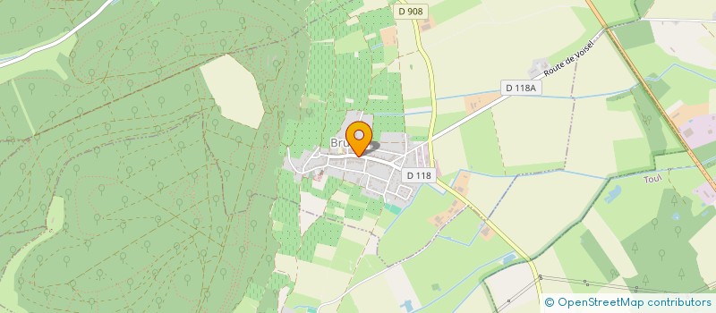 localisation de l'entreprise LA MEDICALE DES TRIBOULOTTES  BRULEY