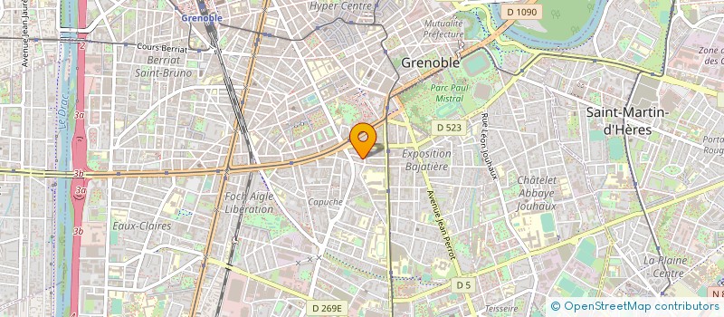 localisation de l'entreprise LA MEDICALE GRENOBLE à GRENOBLE