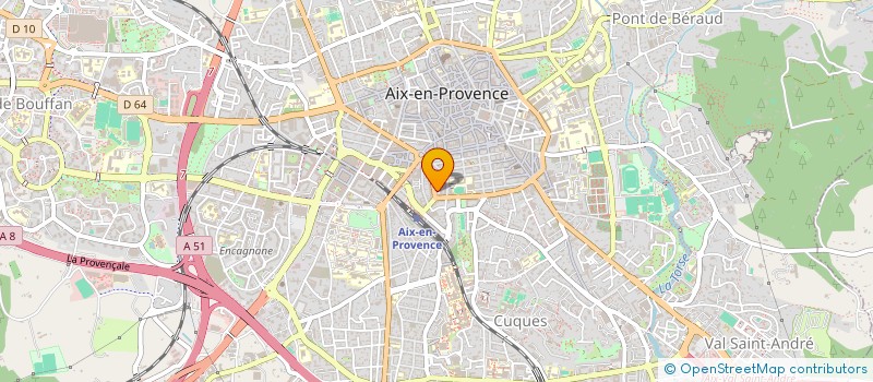 localisation de l'entreprise LA MEDICALE IMMOBILIERE à AIX-EN-PROVENCE