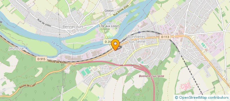 localisation de l'entreprise LA MEDINA  BONNIERES-SUR-SEINE