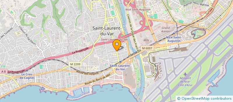 localisation de l'entreprise LA MEDINA à SAINT-LAURENT-DU-VAR