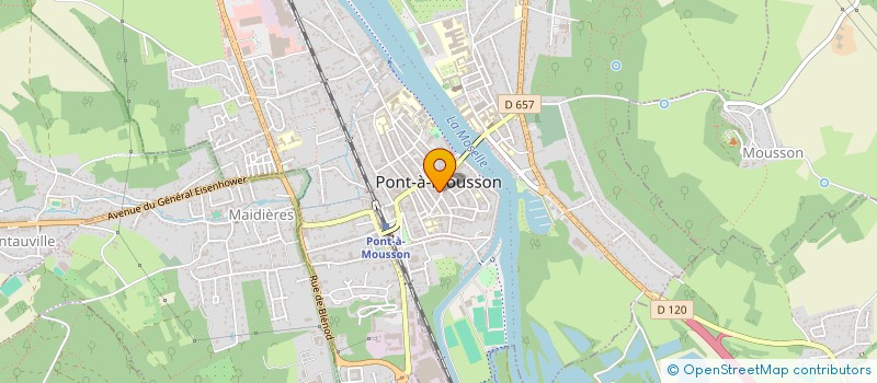 localisation de l'entreprise LA MEDINA  PONT-A-MOUSSON