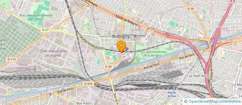 localisation de l'entreprise LA MEDINA BALBYNIENNE (LMB) à BOBIGNY