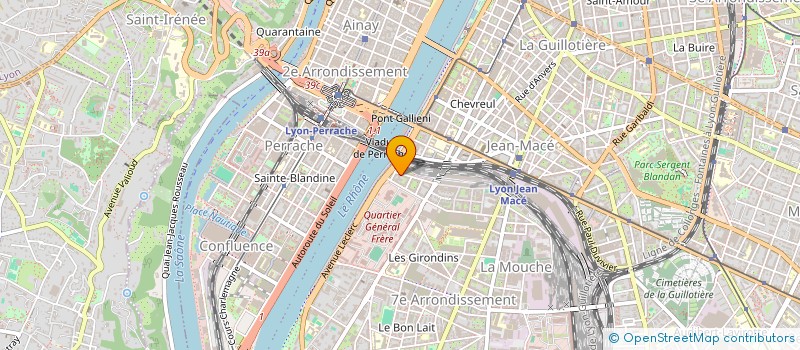 localisation de l'entreprise LA MEDIOSPHERE  LYON