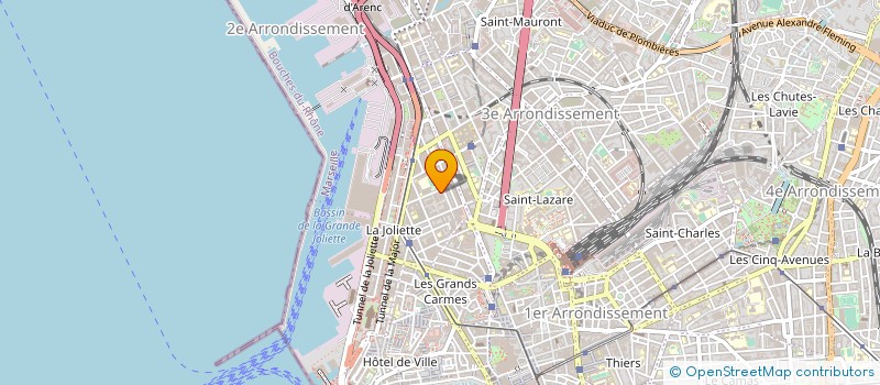 localisation de l'entreprise LA MEDITERRANEE à MARSEILLE