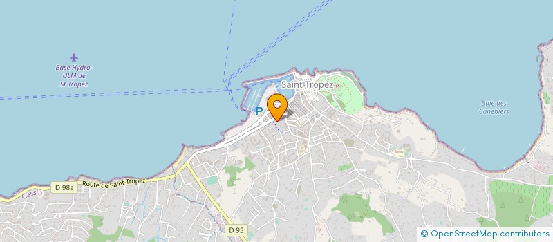 localisation de l'entreprise LA MEDITERRANEE à SAINT-TROPEZ