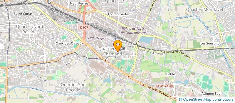 localisation de l'entreprise LA MEDITERRANEE  AVIGNON