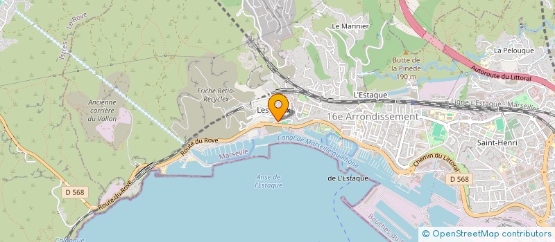 localisation de l'entreprise LA MEDITERRANEE à MARSEILLE