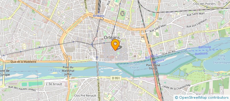 localisation de l'entreprise LA MEDITERRANEE à ORLEANS
