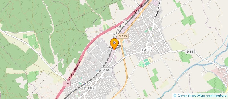 localisation de l'entreprise LA MEDITERRANEENNE  BERNIS