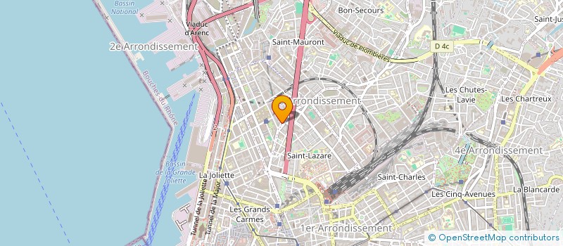 localisation de l'entreprise LA MEDITERRANEENNE DE RENOVATION à MARSEILLE
