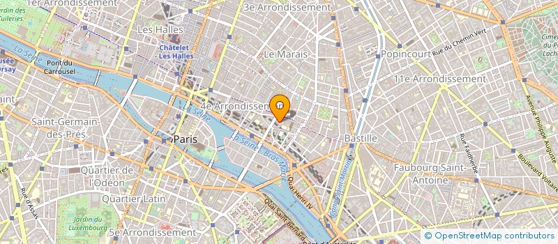 localisation de l'entreprise LA MEDITERRANNEE à PARIS
