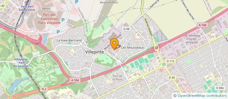 localisation de l'entreprise LA MEDRASSH DE VILLEPINTE à VILLEPINTE