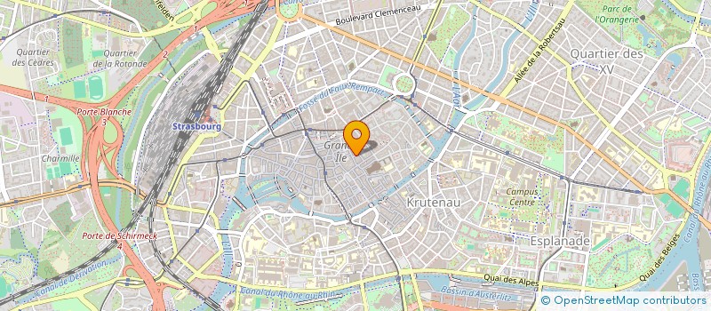 localisation de l'entreprise LA MEDUSE  STRASBOURG