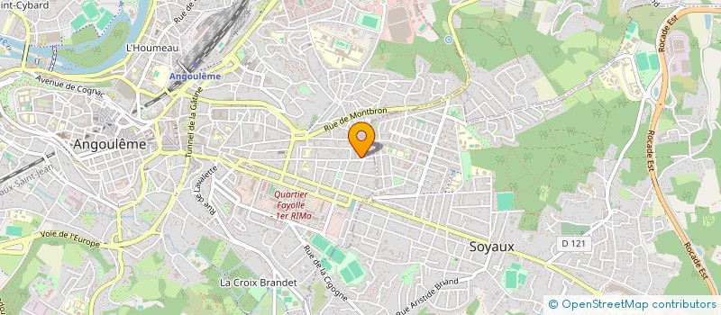 localisation de l'entreprise LA MEDUSE VIOLETTE à ANGOULEME