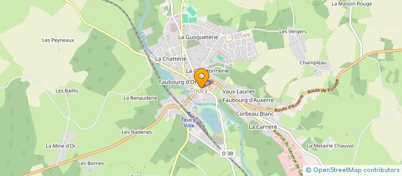 localisation de l'entreprise LA MEE à TOUCY