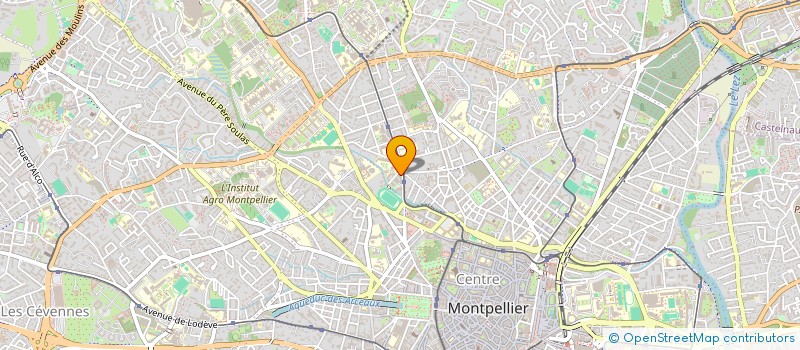 localisation de l'entreprise LA MEEF (LA MAISON ETUDIANTE D'ENTRAIDE ET DE LA FETE) à MONTPELLIER