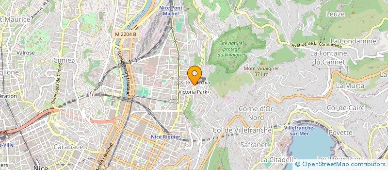 localisation de l'entreprise LA MEGEVANNE à NICE