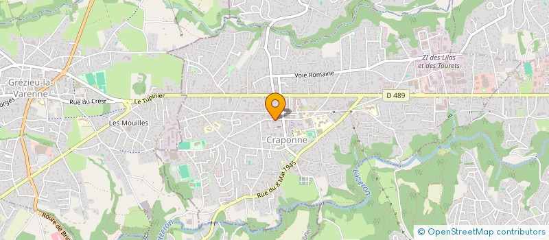 localisation de l'entreprise LA MEIJE  CRAPONNE