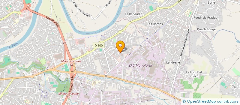 localisation de l'entreprise LA MEILLEURE PART à ALBI