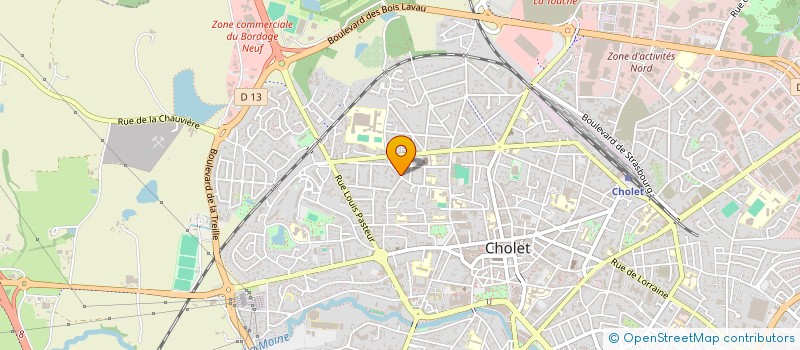 localisation de l'entreprise LA MEKANE CIE à CHOLET