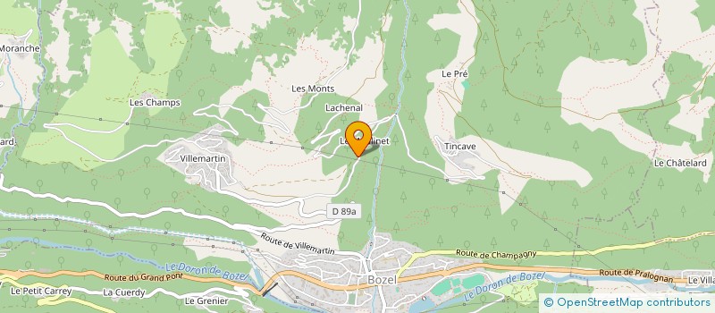localisation de l'entreprise LA MELISSE à BOZEL