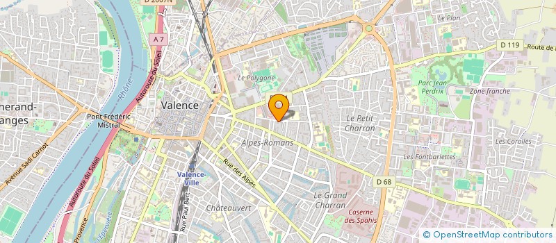 localisation de l'entreprise LA MELO à VALENCE