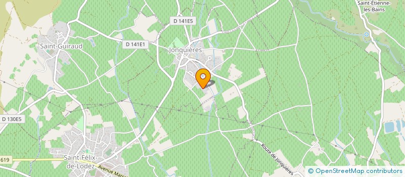 localisation de l'entreprise LA MELODIE DE L'AME  JONQUIERES