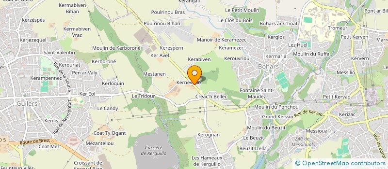 localisation de l'entreprise LA MELODIE DU BOIS  BOHARS