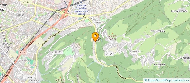 localisation de l'entreprise LA MELODY DU TOURTON à GIERES